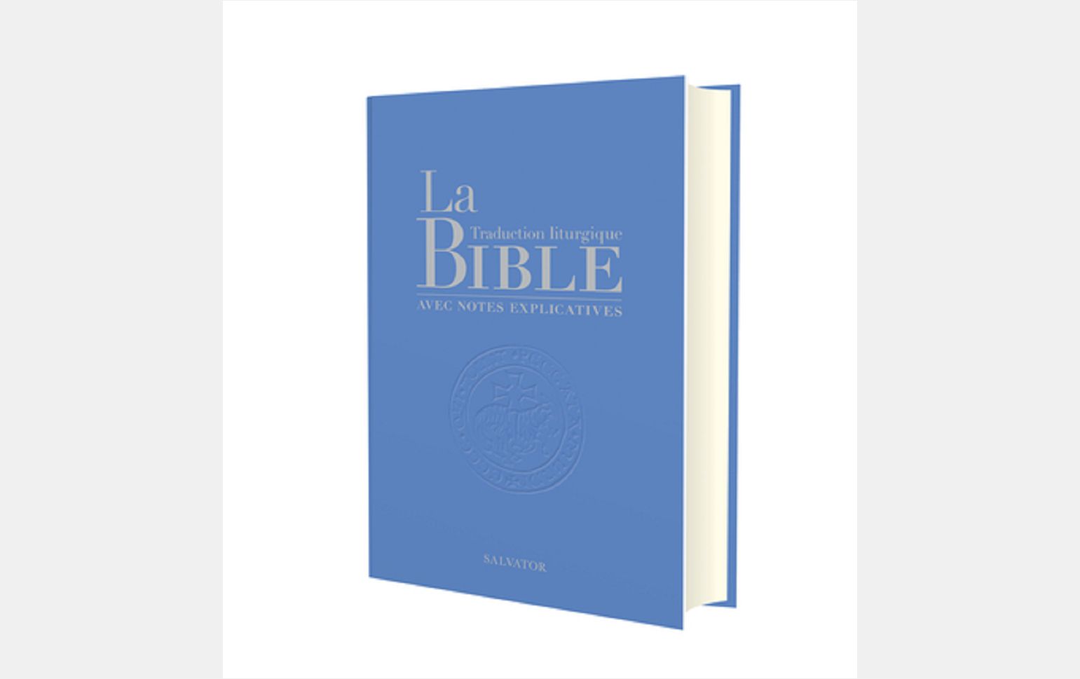LA BIBLE TRADUCTION LITURGIQUE AVEC NOTES EXPLICATIVES (COMPACTE - BLEU CLAIR)